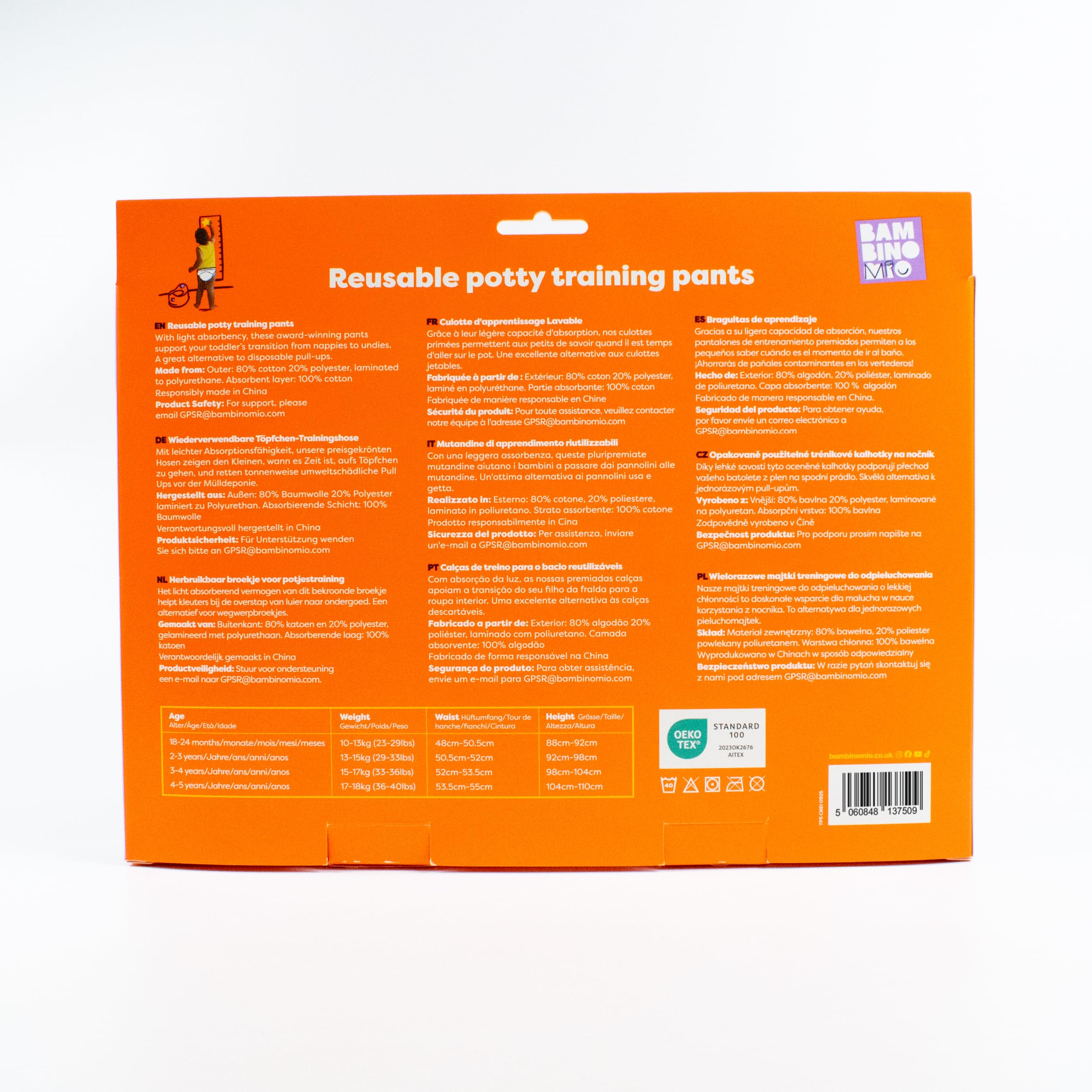 Bambino Mio MEILLEURES Lot de 5, Culotte Apprentissage propreté (FÊTE AU JARDIN / 2 à 3 ans) Fille Garcon, Coton rembourrées pour bébé Propreté Enfant Doux Lavable