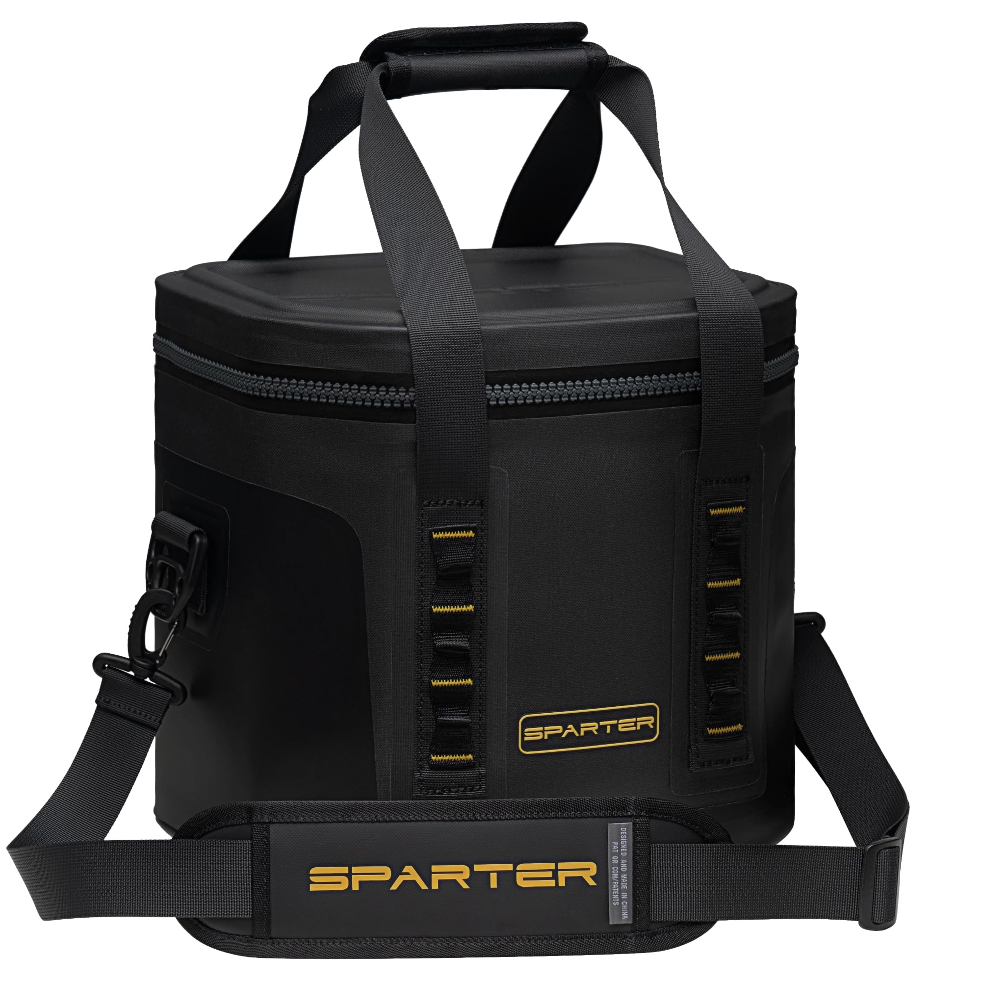 Portable Soft Cooler 12 Cans, IP68 Tizip Leak-Proof Zipper for Camping, Fishing, Beach, Outdoors Insulated Ice Chest with Reusable Ice Pack