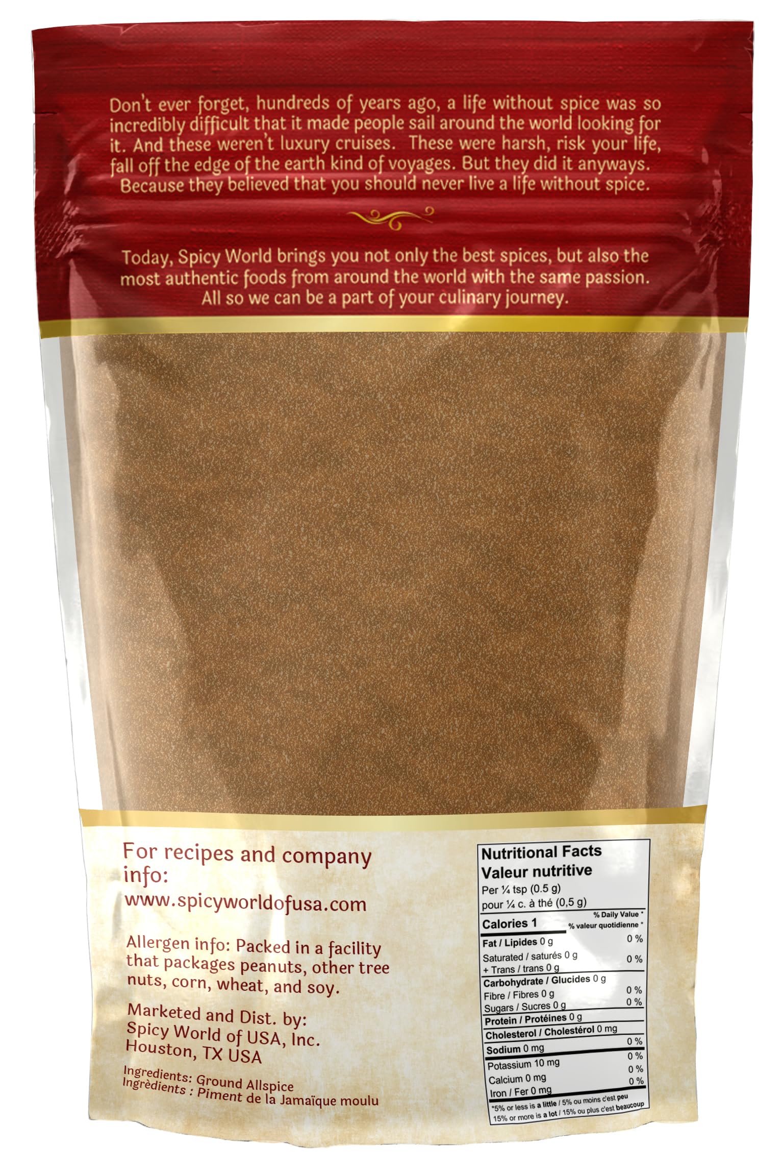 Amazon.com : Spicy World Allspice Ground 16 Ounce - Huge 1 Pound Amazon.com : Spicy World Allspice Ground 16 Ounce - Huge 1 Pound