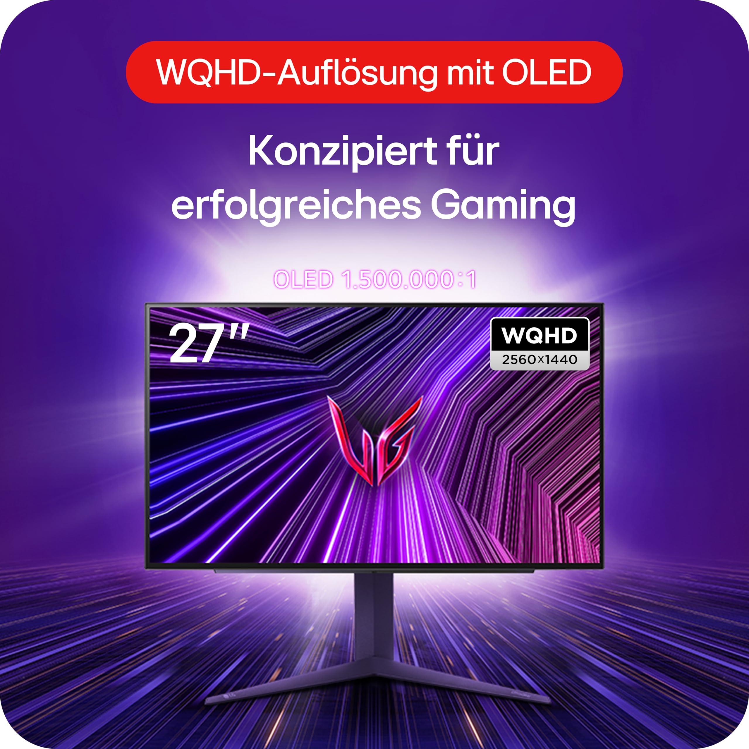 LG Electronics 27GS93QE-B.AEU UltraGear™ OLED Gaming Monitor 27