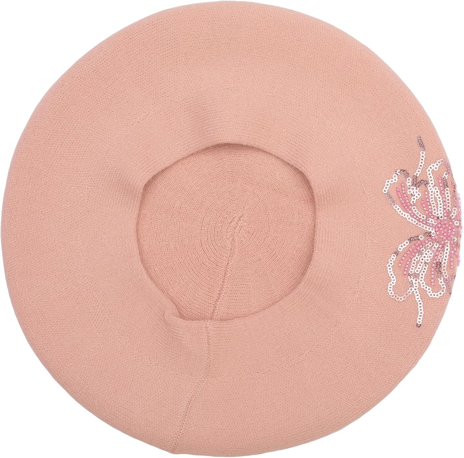 Winter Women French Beret Hat Kaschmir Solid Color Knitted Berets - Image 2