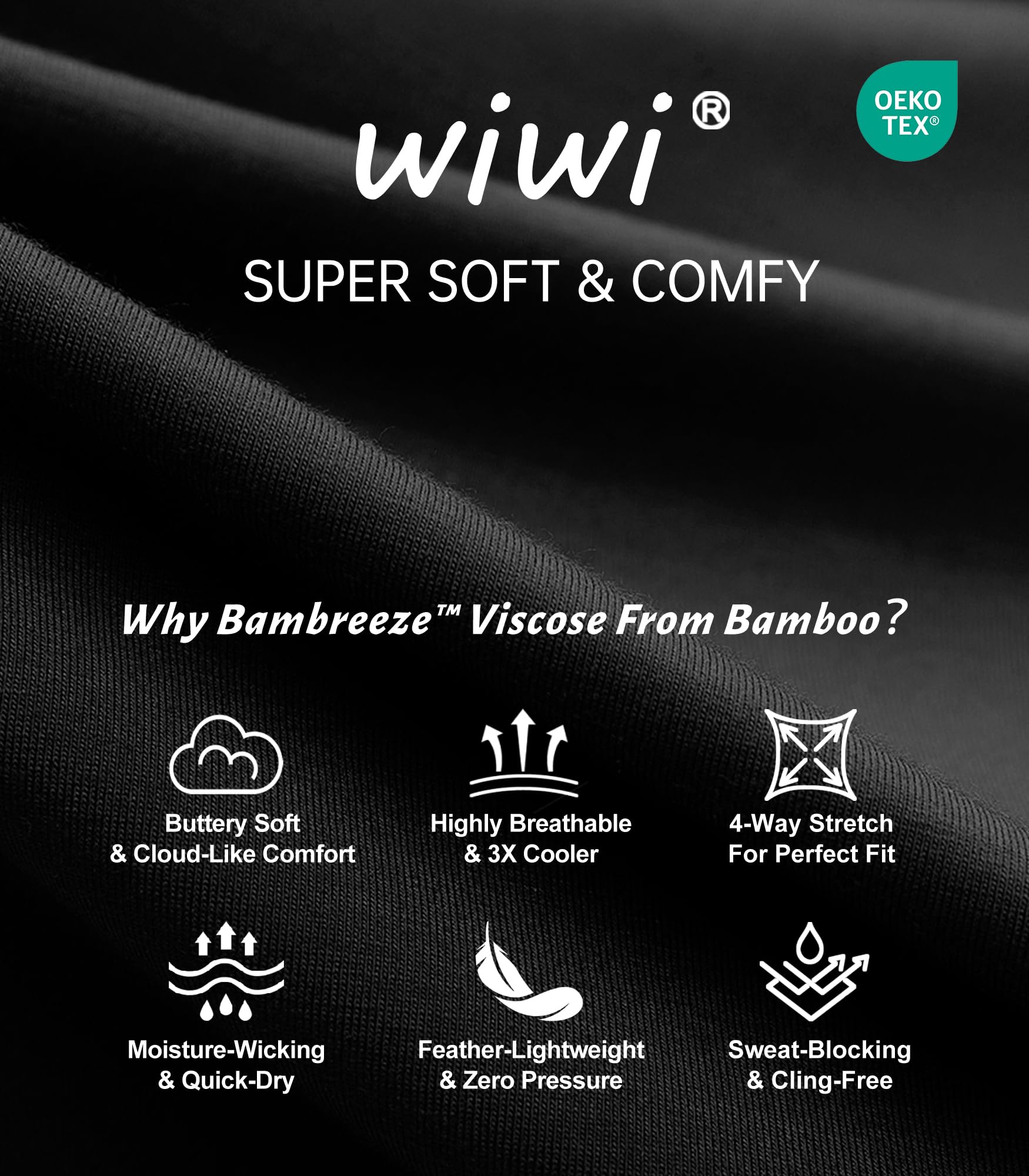WiWi Bamboo Nightgown for Women Sleeveless Sleepwear Lightweight V Neck Sleep Shirt Plus Size Sleep Dress S-4X