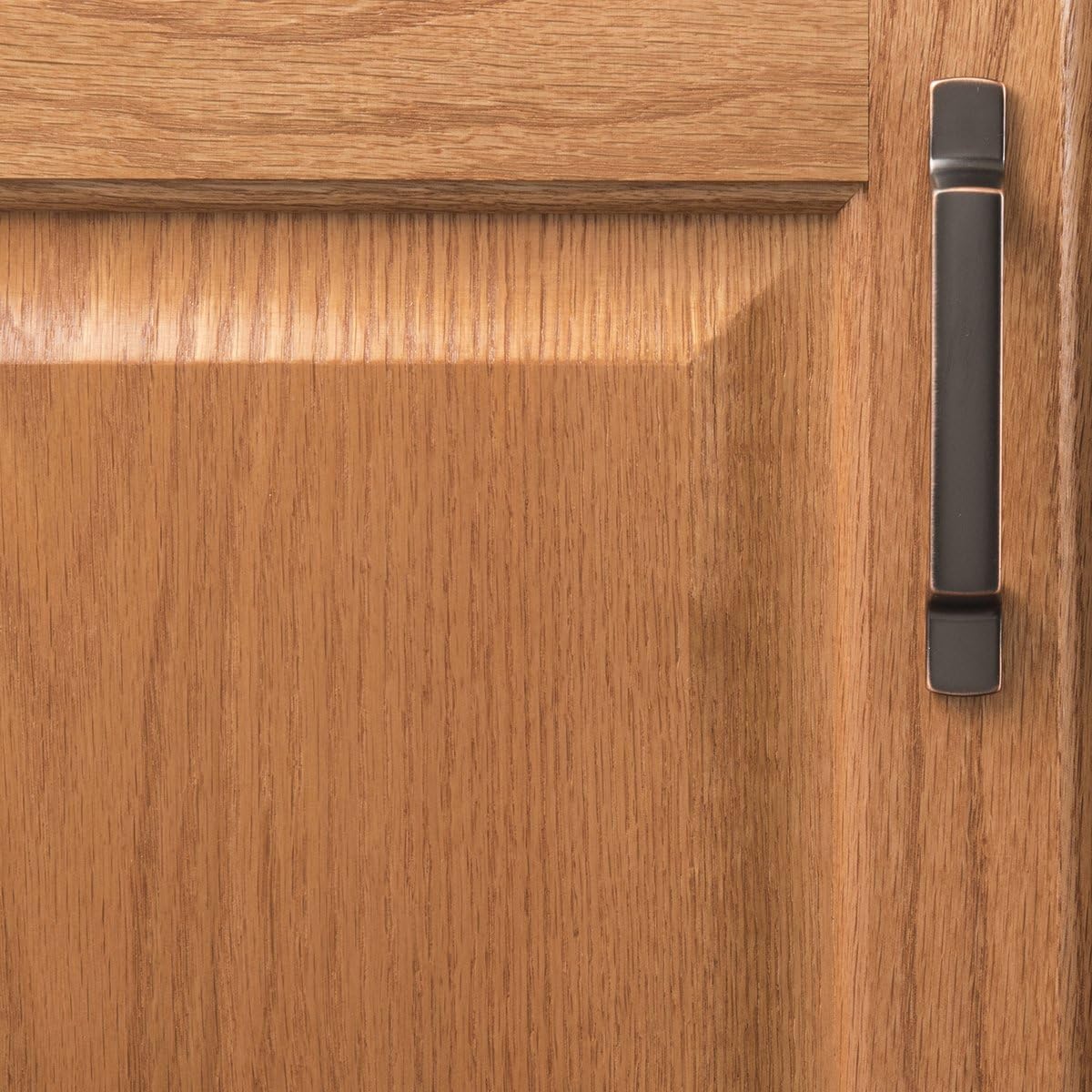 Hickory Hardware 10 Pack Solid Core Kitchen Cabinet Pulls, Luxury Cabinet Handles, Hardware for Doors & Dresser Drawers, 3 Inch Hole Center, Oil-Rubbed Bronze Highlighted, Richmond Collection