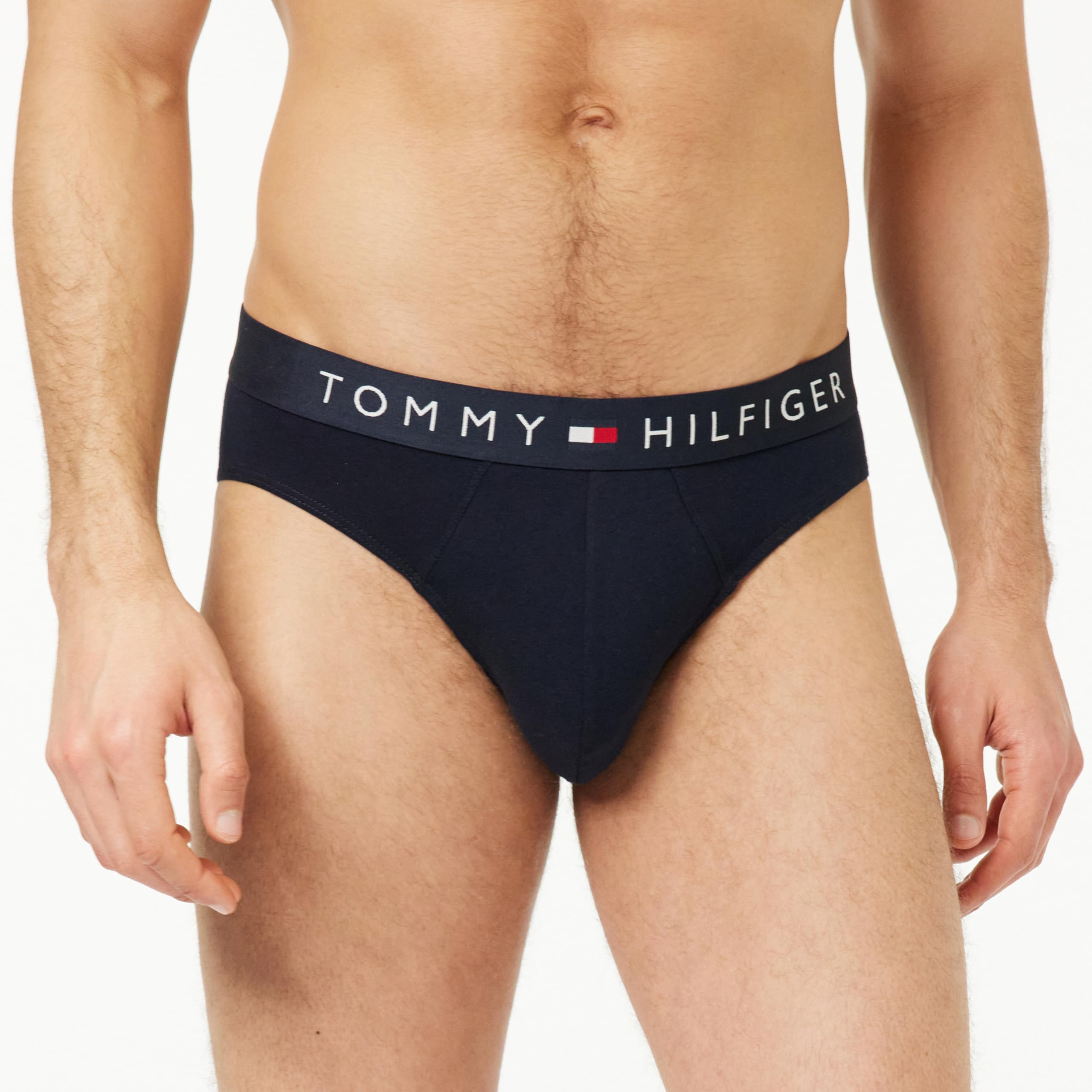 Tommy Hilfiger 3-częściowy zestaw męskich majtek bawełnianych ze stretchem, elastyczne majtki UM0UM03182