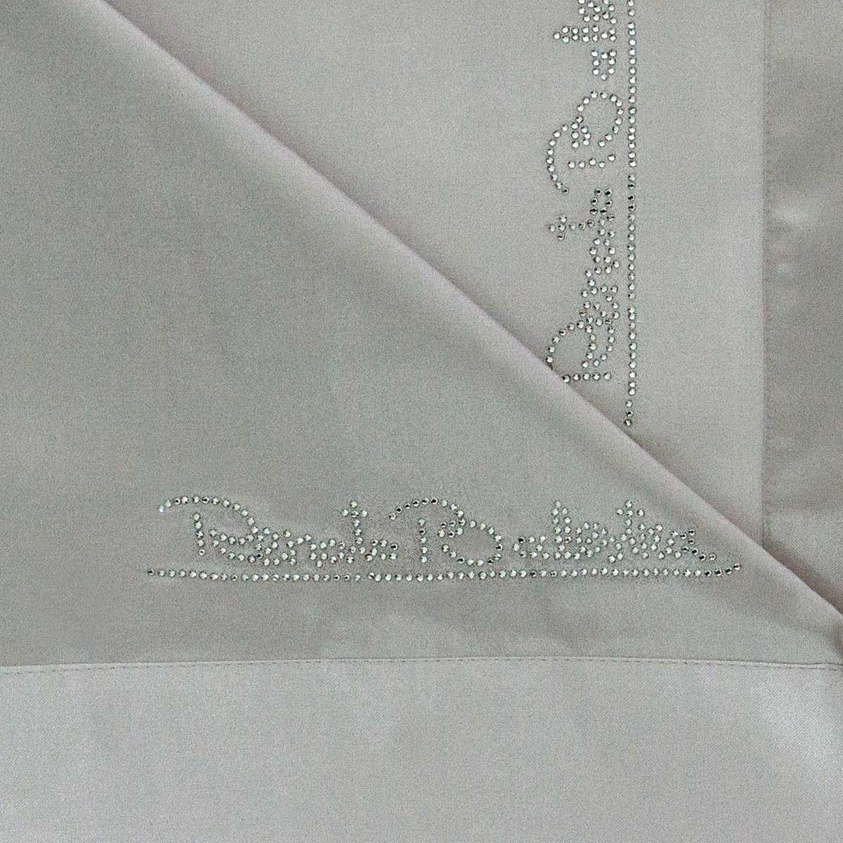 Renato Balestra Completo Lenzuola Matrimoniale Raso Sexy Grigio A862