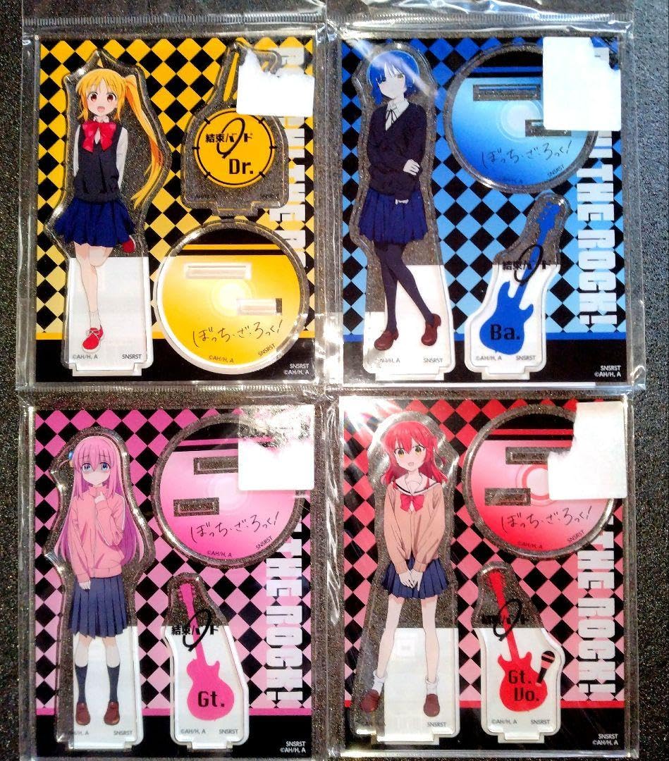 【新品未開封】ぼっち・ざ・ろっく！ アクリルスタンド  しまむら アクスタ　４種 新品未開封】ぼっち・ざ・ろっく！ アクリルスタンド しまむら