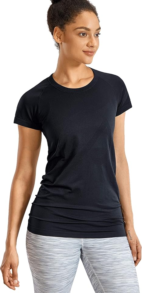 Amazon Crz Yoga スポーツシャツ レディース スポーツ トップス Tシャツ 半袖 吸汗速乾 フィットネス トレーニングウェア 無地 アクティブシャツ Tシャツ 通販 Amazon Crz Yoga スポーツシャツ レディース スポーツ トップス Tシャツ 半袖 吸汗速乾 フィットネス トレーニングウェア 無地 アクティブシャツ Tシャツ 通販