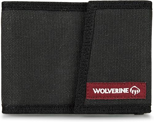 WOLVERINE Men's RFID Blocking Rugged Bifold & Passcase Wallets (Avail in Cotton Canvas Or Leather)