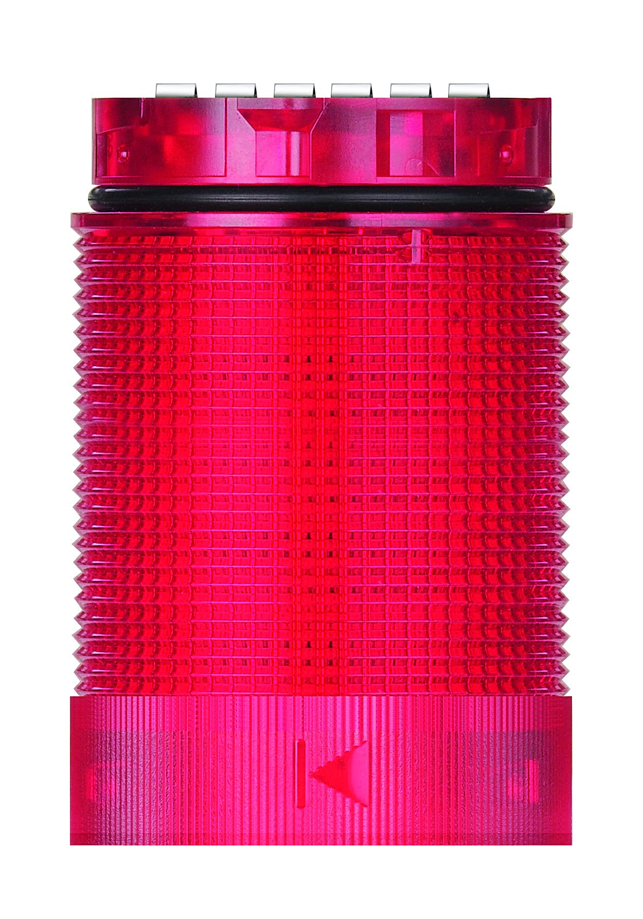 WERMA 634.110.75 24 VAC/DC, TWINLIGHT Classic, RED Lens, 40MM Diameter, Stack Light Lens