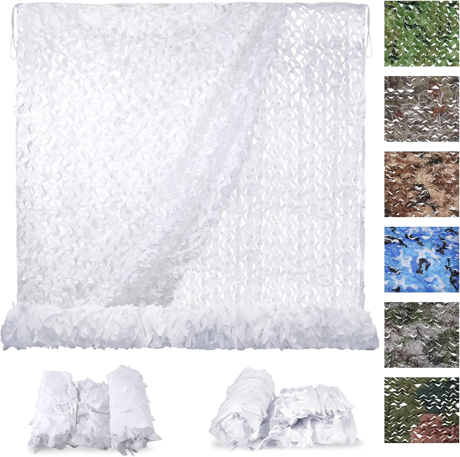 Sposuit Camo Netting for Hunting Blinds Premium Camo Net Bulk Roll, Camouflage Netting for