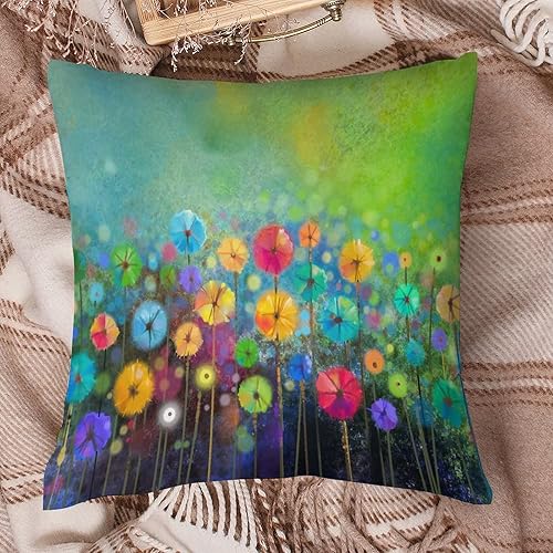 Miniatura 6 de Juego de 1 fundas de almohada de poliéster, fundas de almohada cuadradas, fundas de almohada decorativas modernas para sofá, cama, sofá de 18 x 18