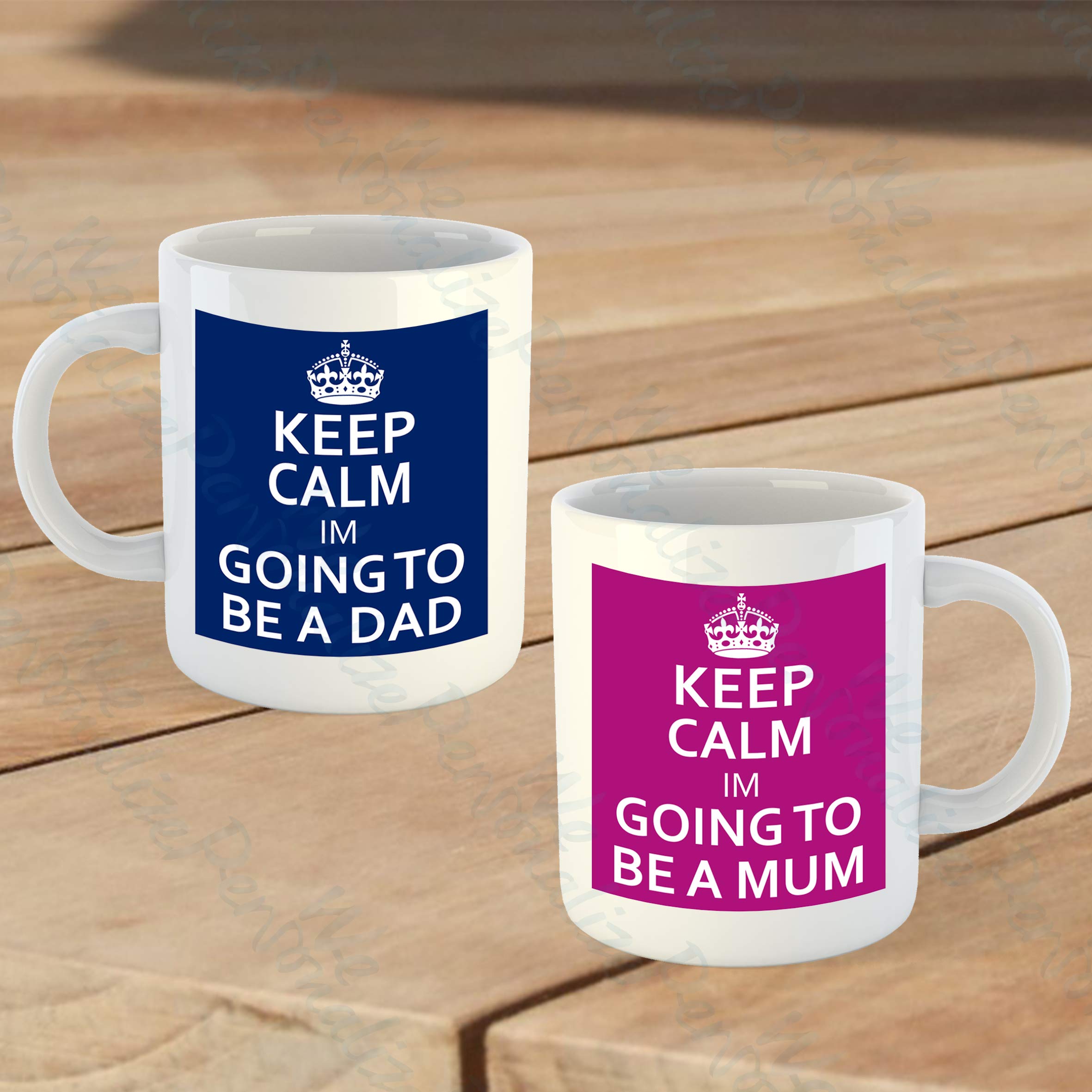 Stuff4 Tazza In Ceramica 'Keep Calm I'm Going To Be A Dad' 311g – Regalo Per Baby Shower E Nuovi Papà – Lavabile In Lavastoviglie