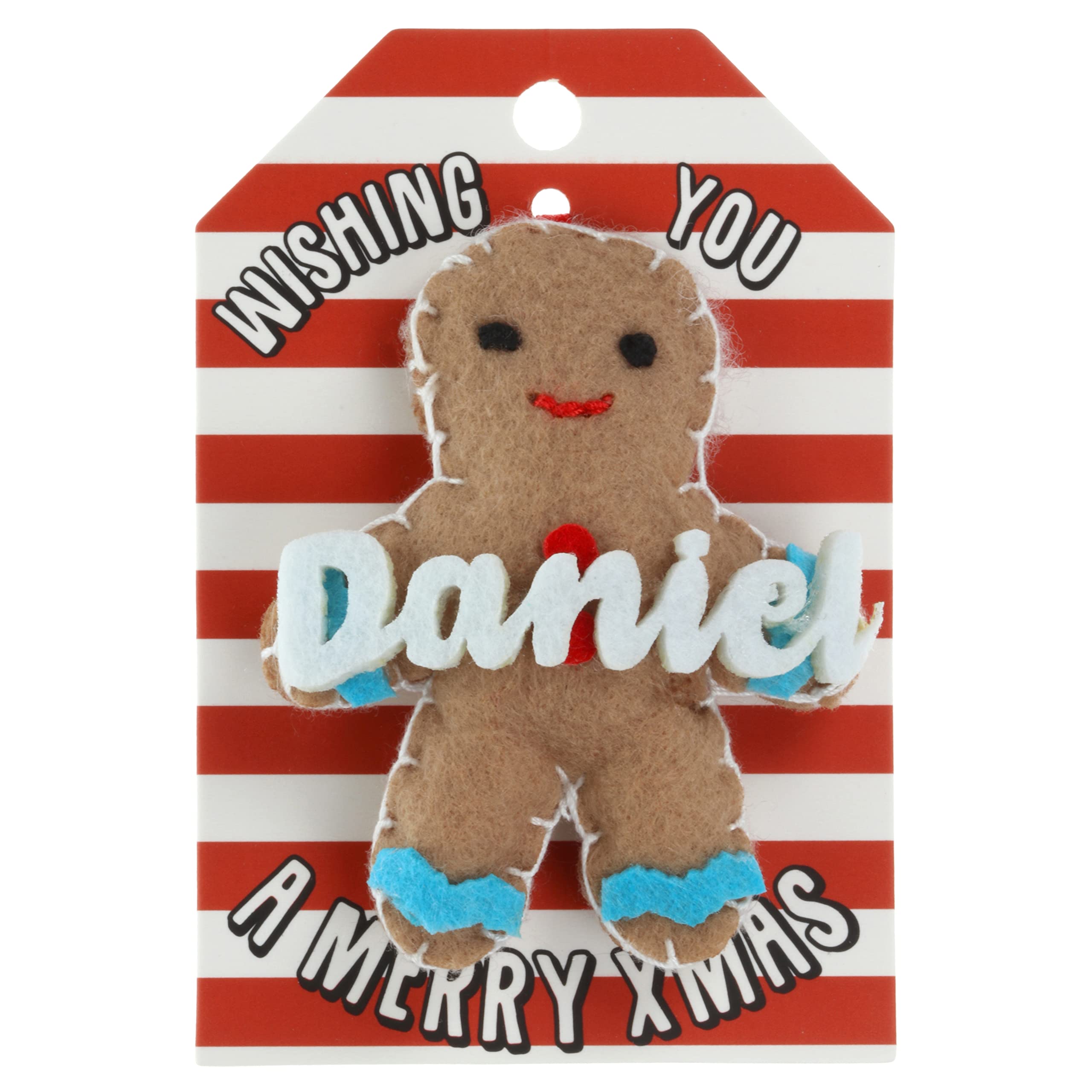 Daniel Name Gingerbread Man Christmas Tree Bauble Decoration Hanging Gift