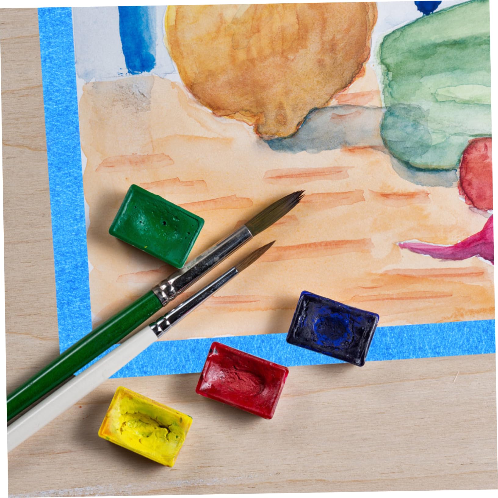 Angoily 15rotoli Nastro Adesivo Per Mascheratura Nastro Artistico Senza Residui Per Pittura Decorazioni e Ristrutturazioni Domestiche