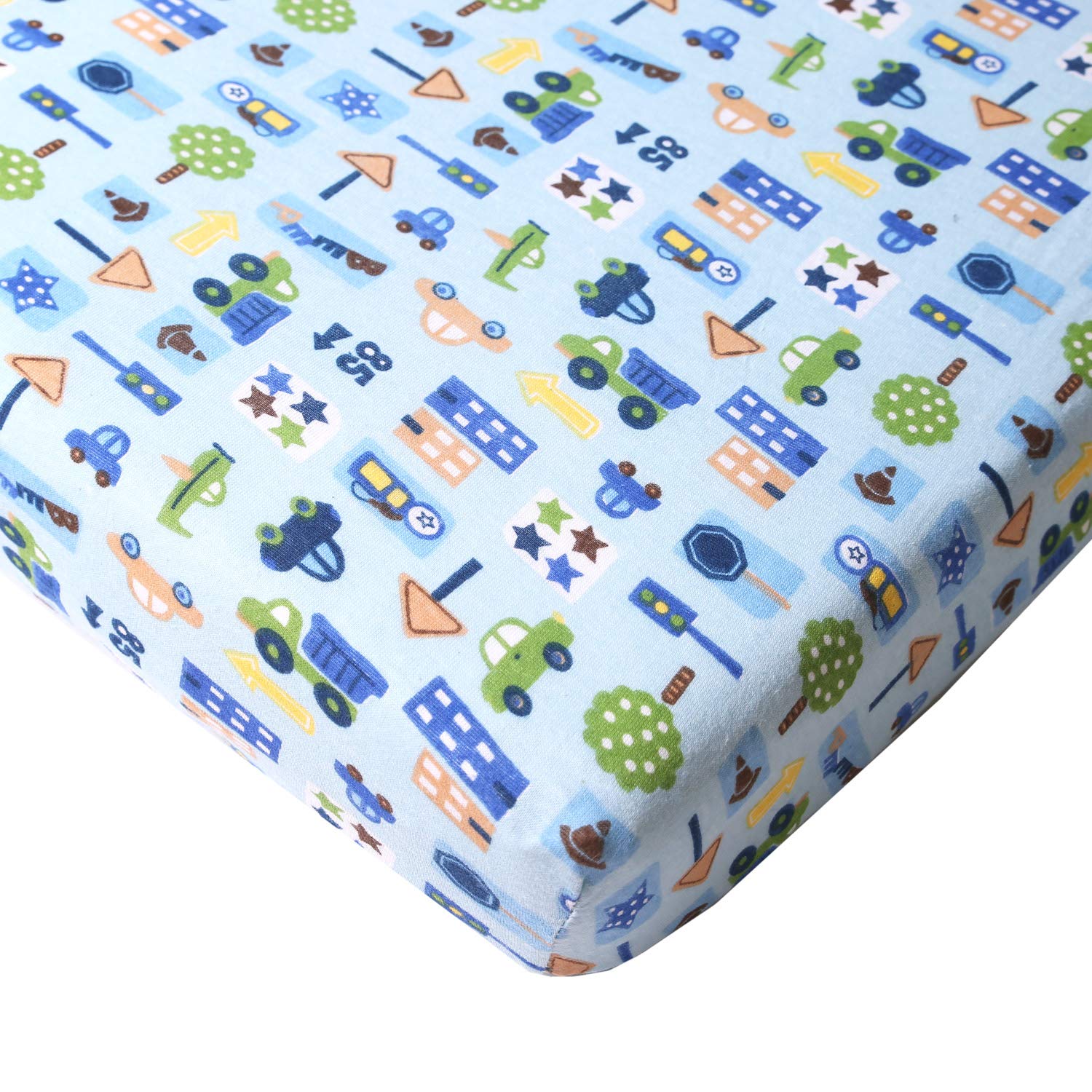 Big Oshi Fitted Mini Crib Sheet for Portable Cribs or