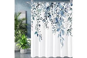 Blue Eucalyptus Forest Shower Curtain