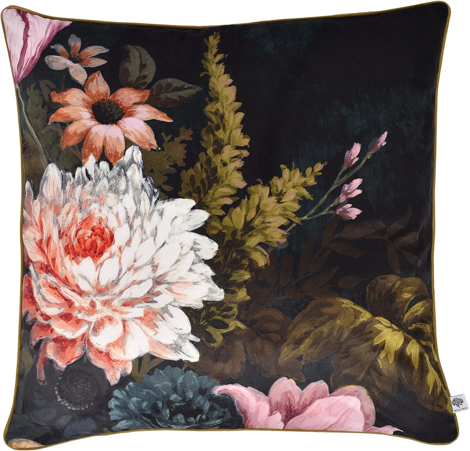 Appletree Heritage - Kennington - Velvet Cushion Cover - 55 x 55cm in Multi