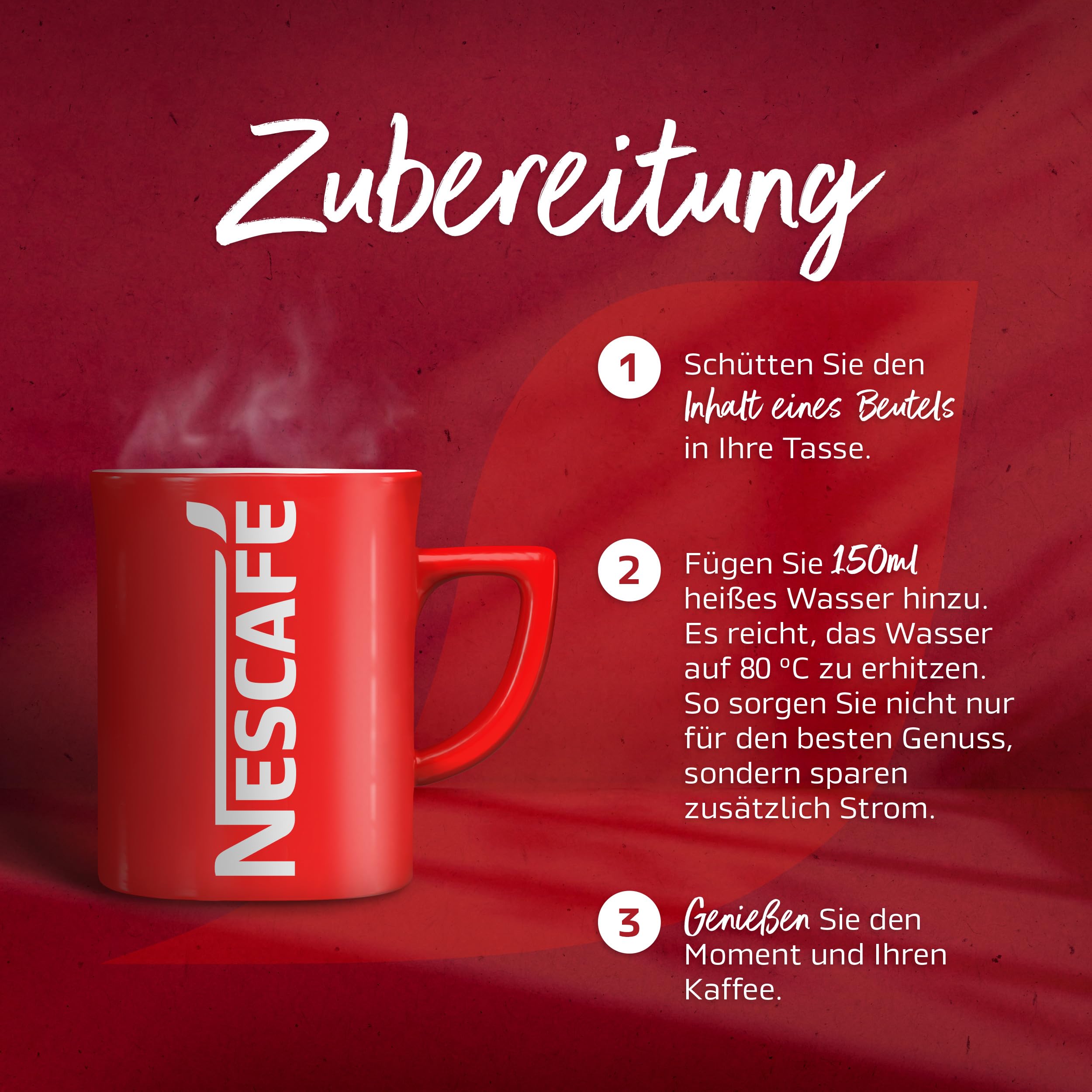 NESCAFÉ 3-in-1 Sticks, café instantané, avec lait et sucre, paquet de 8 (10 bâtonnets de 16,5 g chacun)