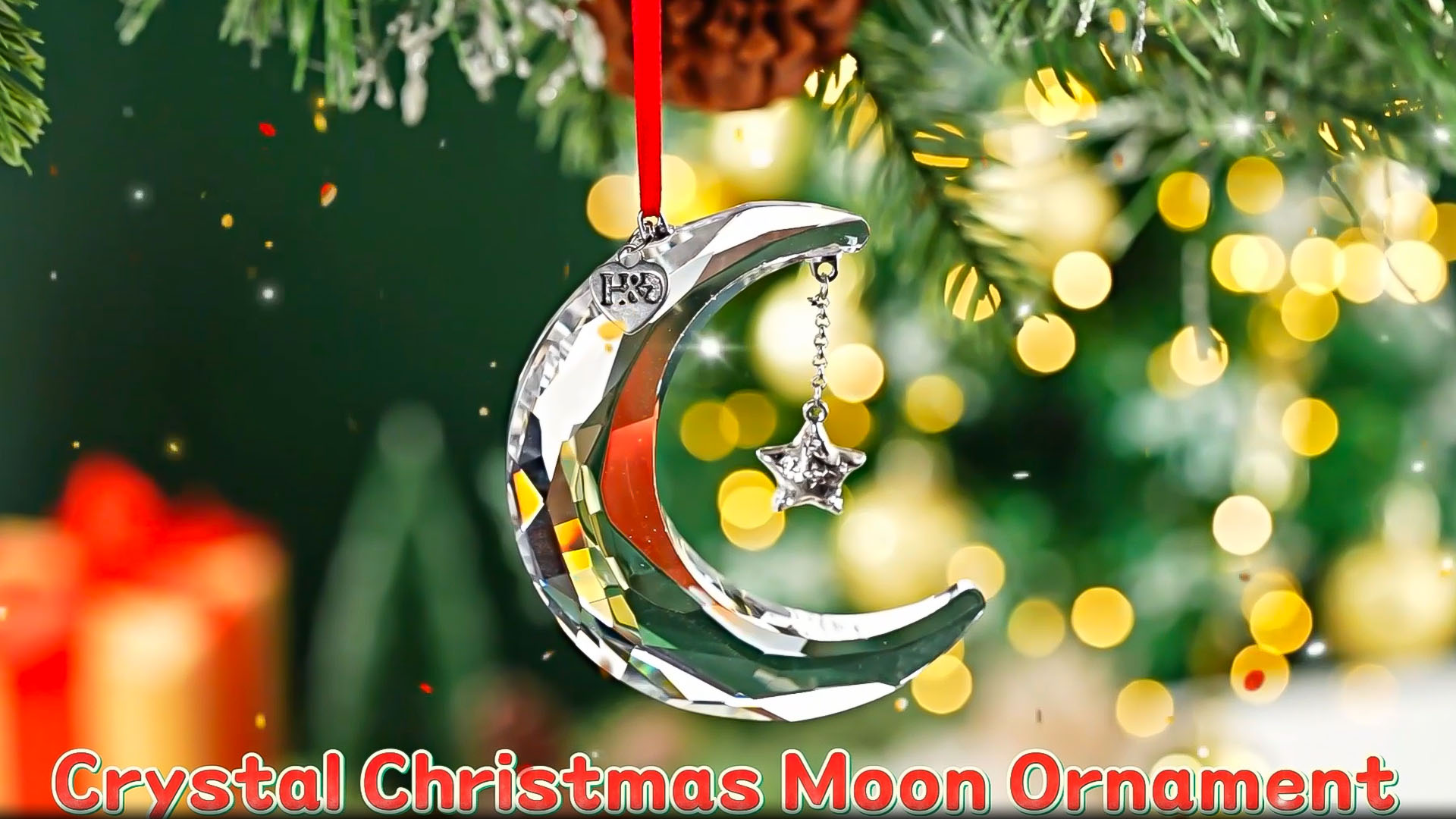 Amazon.com: H&D HYALINE & DORA 2026 Christmas Moon Ornament