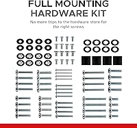 Vista 7 de Sound Bass Beam TV Mount, Compatible with Generation 1 & 2 Sonos Beam Mounting Bracket for TV, Black, Full Hardware Kit Included, Beam Soundbar Negro