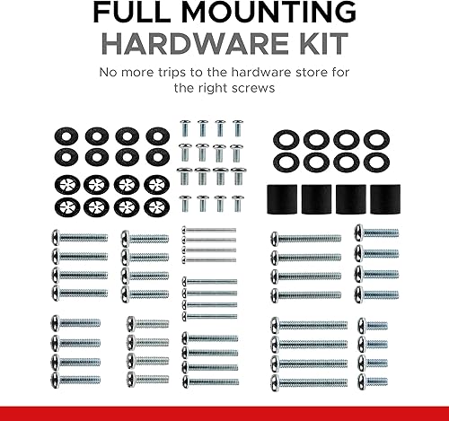 Miniatura 7 de Sound Bass Beam TV Mount, Compatible with Generation 1 & 2 Sonos Beam Mounting Bracket for TV, Black, Full Hardware Kit Included, Beam Soundbar Negro