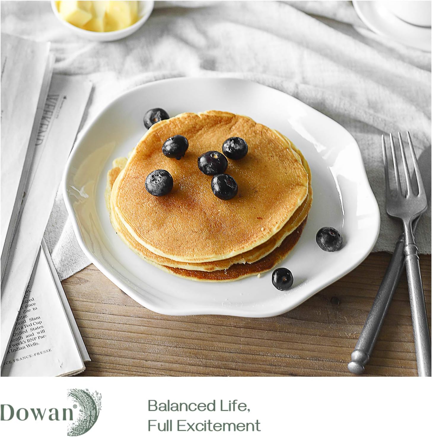 Fеаturеd Prоduсt DOWAN Salad Plates Ceramic, 8 inches White Dessert Plates Set of 6, Serving Dishes for Dessert, Snack, Cupcakes, Appetizers Prоmо Dіѕсоunt Uр Tо 70% оƒƒ DOWAN Salad Plates Ceramic, 8 inches White Dessert Plates Set of 6, Serving Dishes for Dessert, Snack, Cupcakes, Appetizers