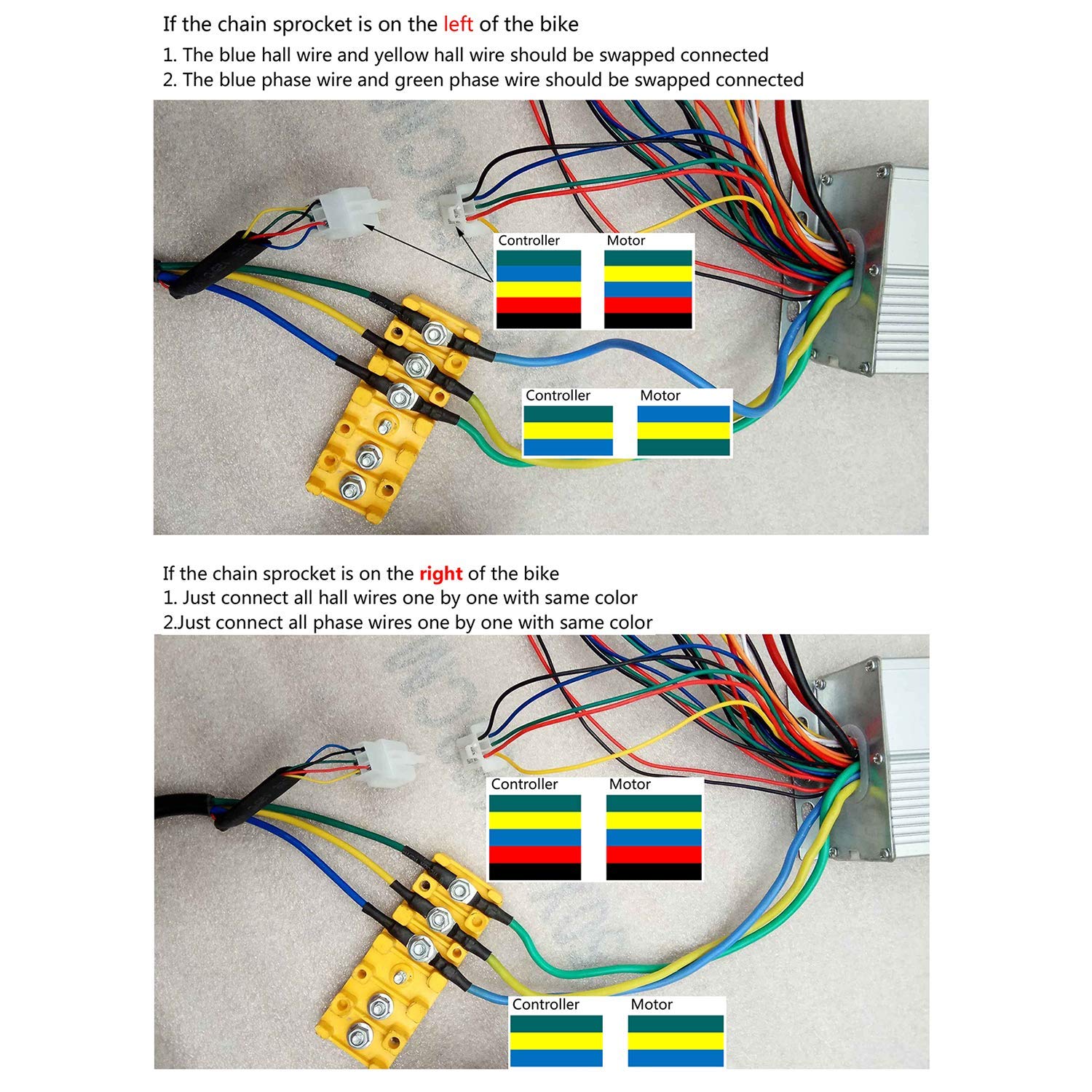 48V 1800W Brushless DC Motor Kit with Controller and LCD Throttle Grip for Go Karts, Scooters, Drift Trikes, ATVs, Quads, Bicycles, Razor Dirt Bikes, MX650, MX500 and More
