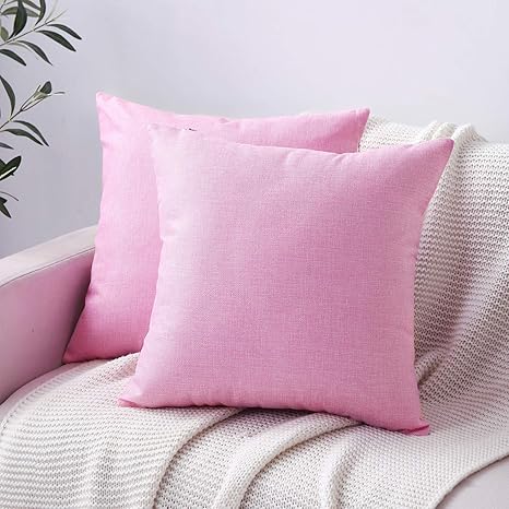 pink cushion covers amazon
