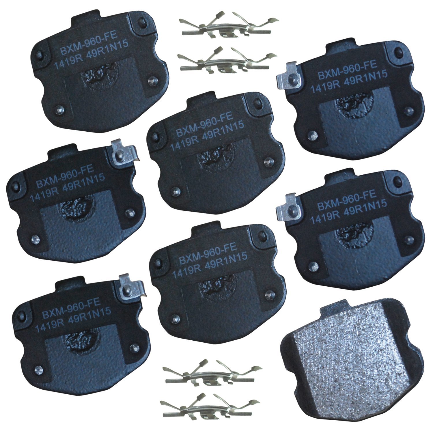 Bendix Premium SBM1419R Semi-Metallic Rear Brake Pads for Chevrolet Corvette 2013-2006