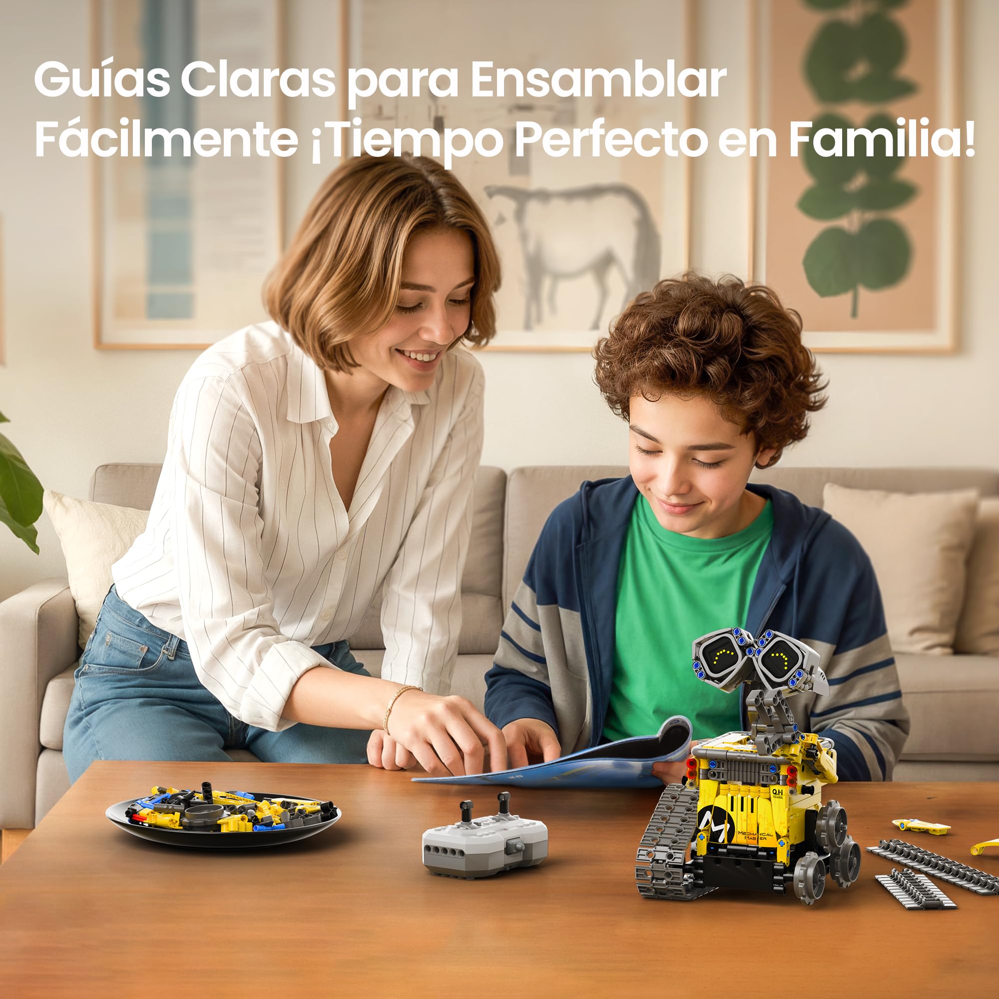 Sillbird Technic Robots para niños de 8 a 12 años, 5 en 1 Juego de Construcción de Robots Programable con App y Mando a Distancia, Regalo Ideal para Cumpleaños y Navidad (473 Piezas)