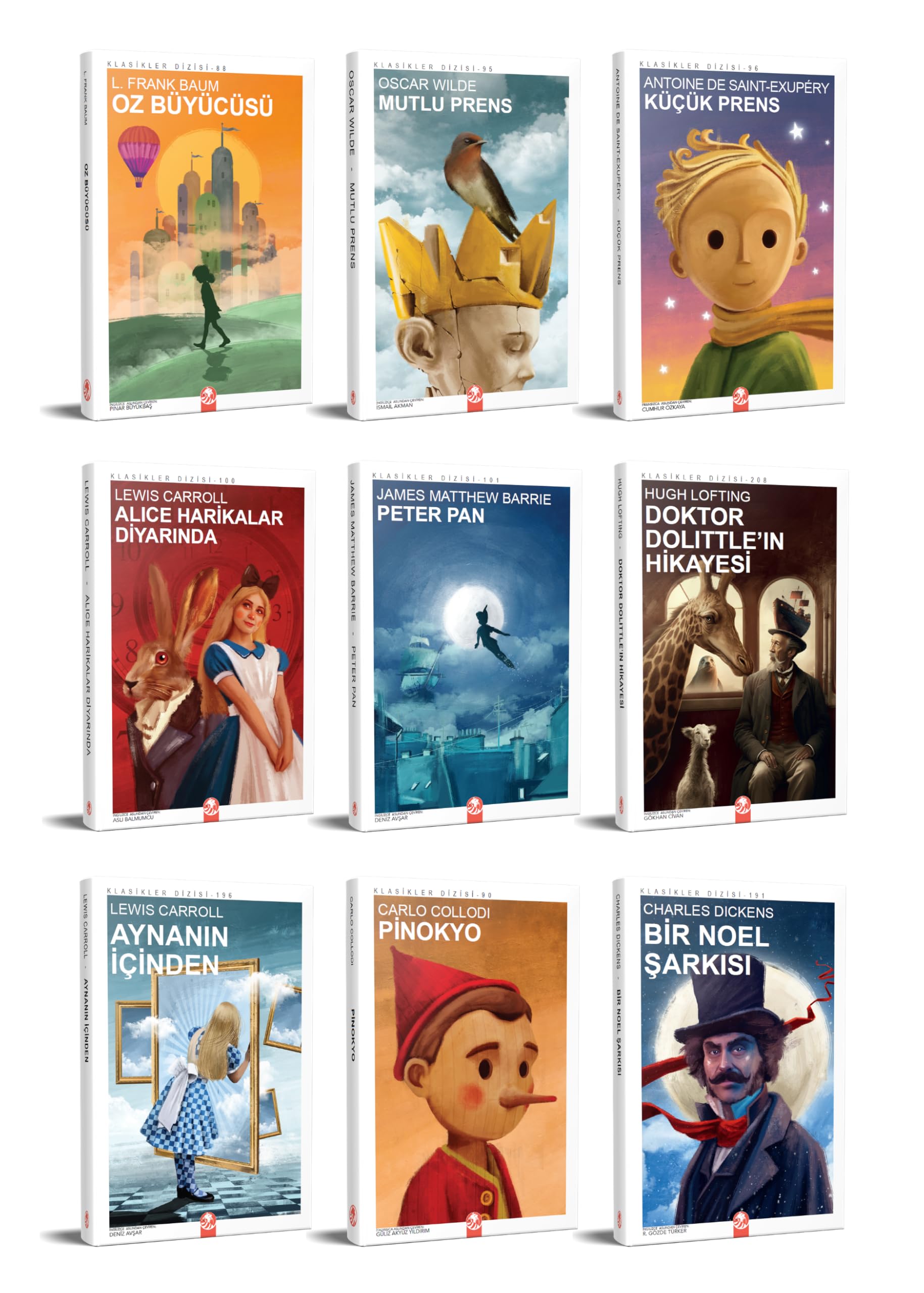 Kitapkolik Gençler İçin Dünya Klasikleri Seti, 9 Kitap, Oz…