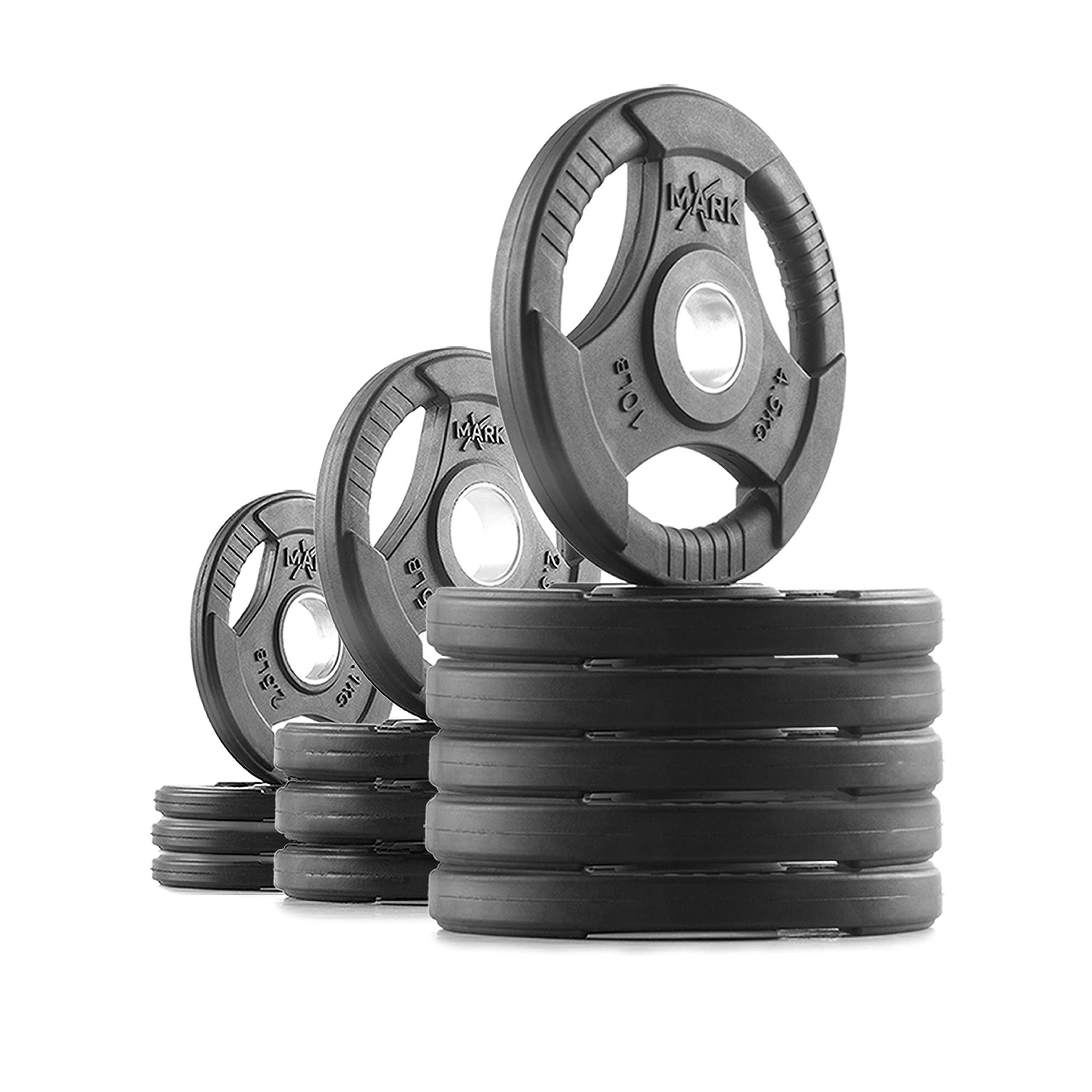 Buy XMark Olympic Plates, Pairs and Sets, Olympic Weight Plates, Rubber