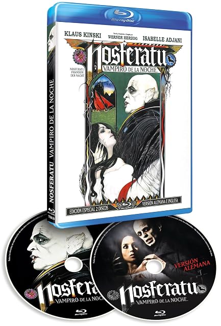 Nosferatu, Vampiro de la Noche (2 BDs) 2 Versiones Inglesa y Alemana