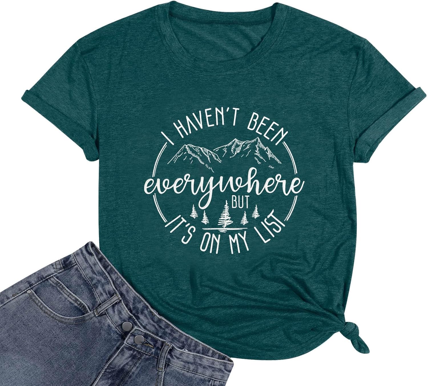 Hiking Shirts for Women I Haven’t Been Everywhere But It’s On My List Tshirt Camping Adventure Travel Lover Tee Tops Hiking Shirts for Women I Haven’t Been Everywhere But It’s On My List Tshirt Camping Adventure Travel Lover Tee Tops
