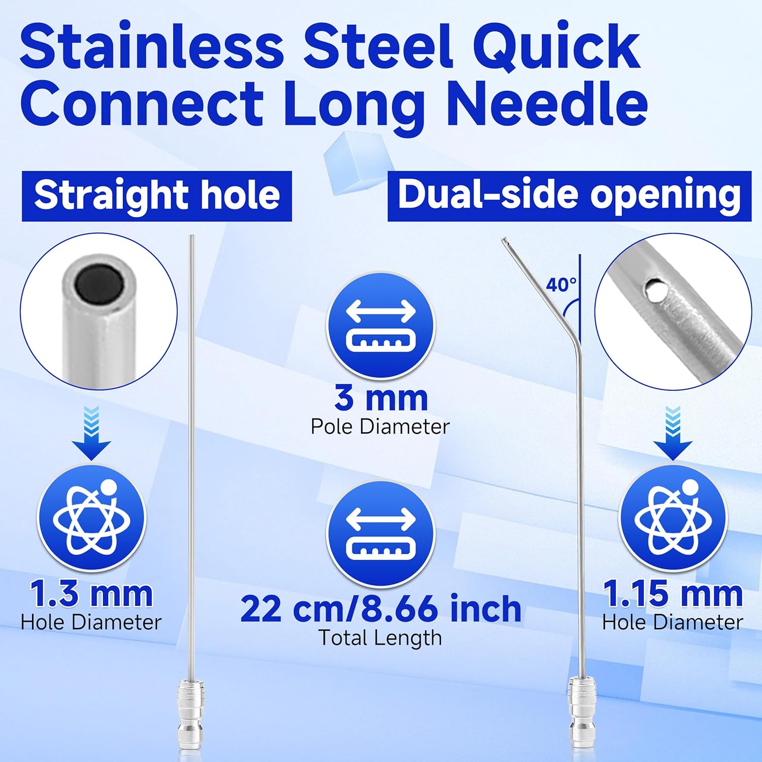 Tool Daily High Pressure Washer Nozzle Kit for Washing, Pressure Washer Needle Tips for Car, Washing Machine, Ac Cleaning, Water Heater, Narrow Crevice, 1/4” Quick Connect, 4 Pack, 2-4 GPM