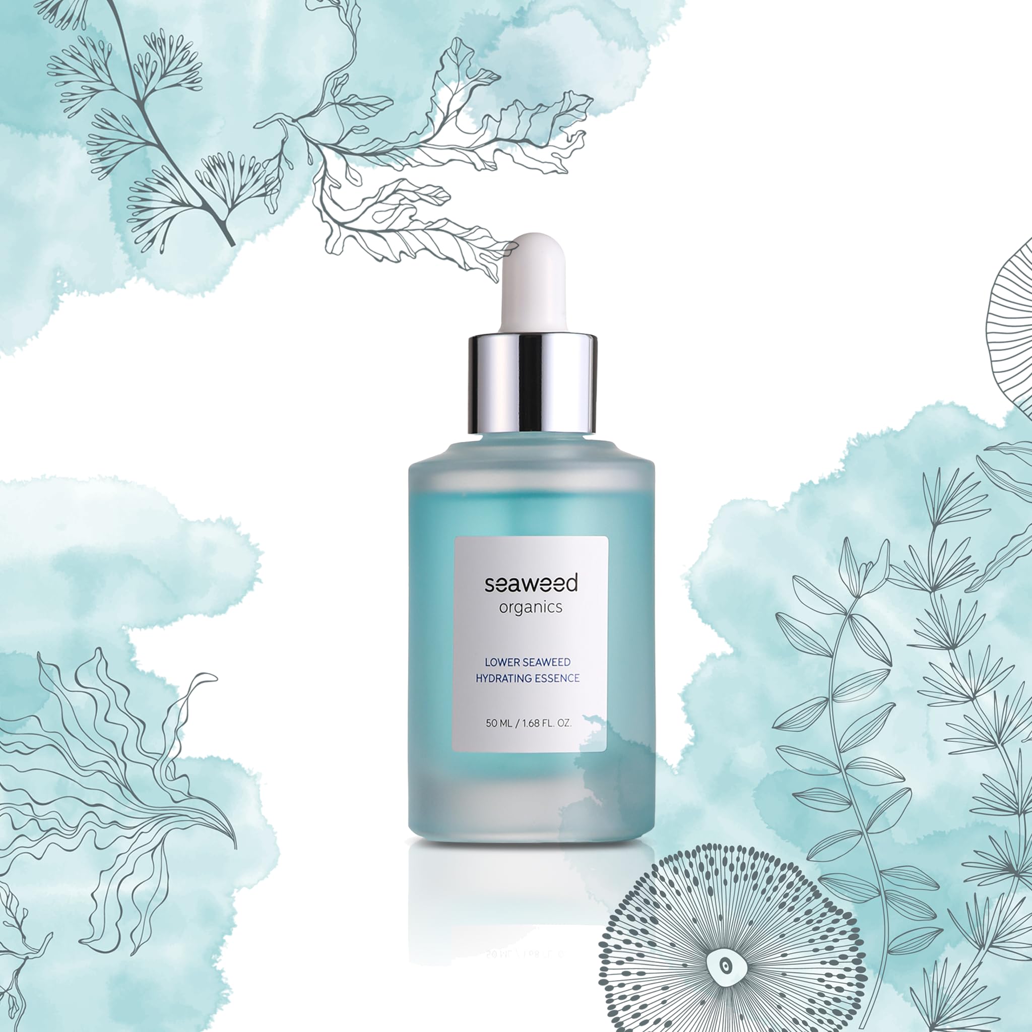 SEAWEED ORGANICS, Lower Seaweed Hydrating Essence, Organic Scottish Kelp, Toothed wrack, Sea spaghetti extract - Image 3