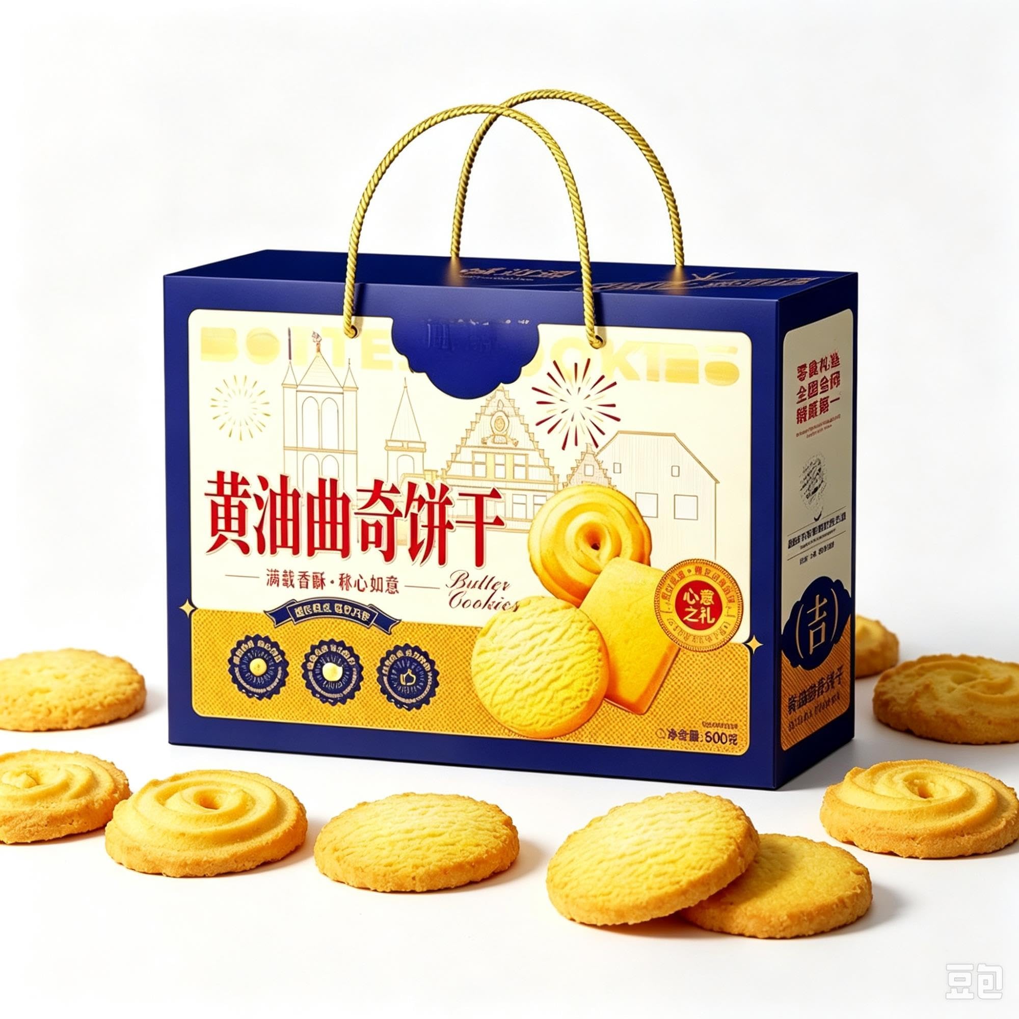 Galletas De Mantequilla Caja Surtida 500g Crispy Snack