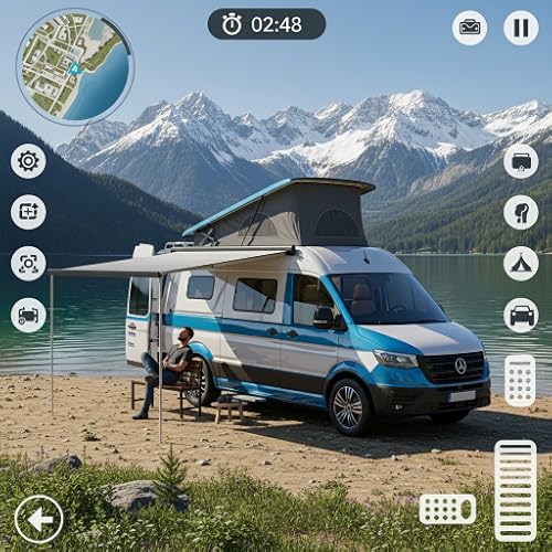 Camper Van Life Game: Road Trip Adventure & Outdoor Camping Simulator