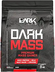 Hipercalórico Dark Mass Dark Lab, 3kg, Torta de Limão, Ganho de Massa