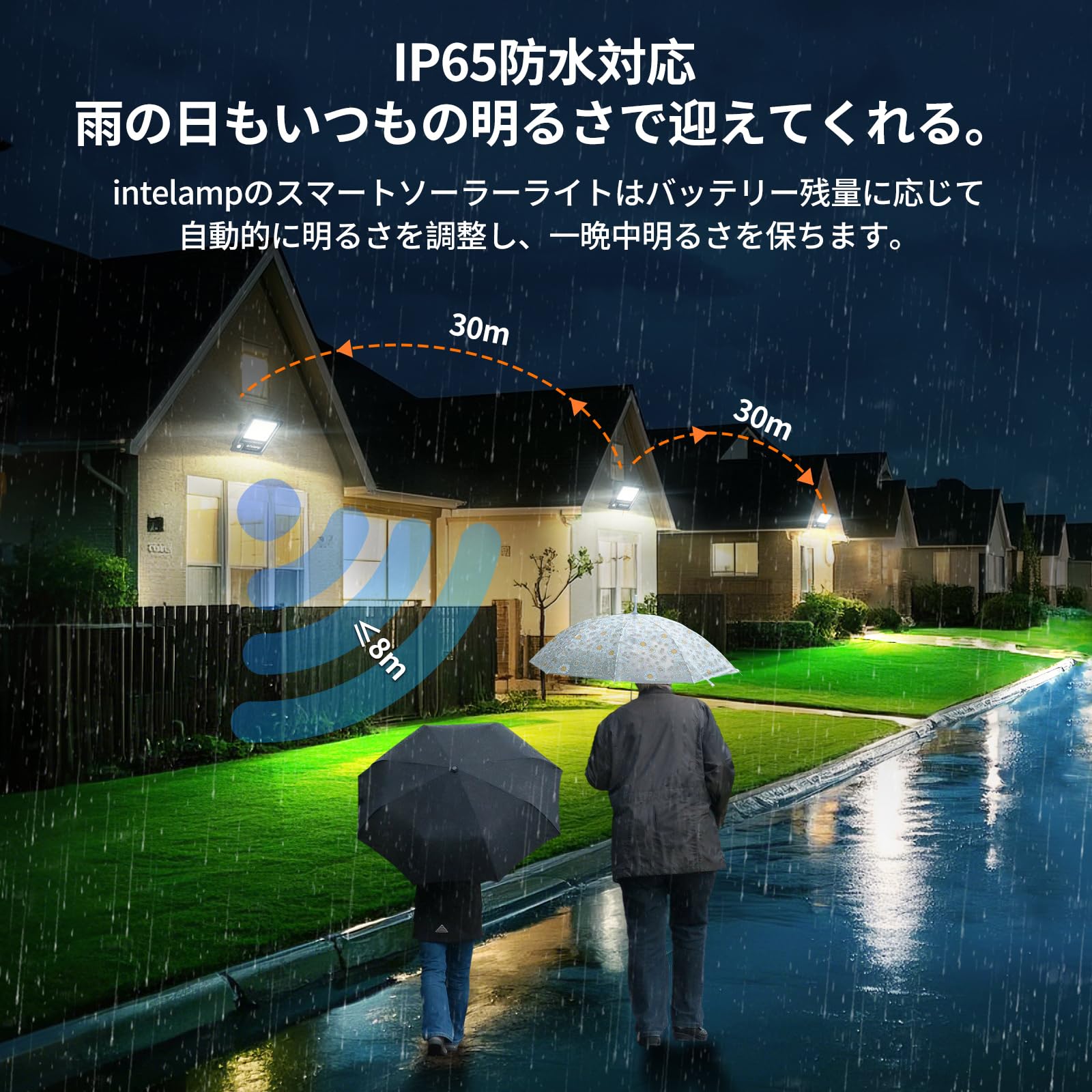 【数量限定】Intelamp ソーラーライト 屋外 センサー 防水 ソーラー 人 Amazon.co.jp : intelamp センサーライト 屋外 ソーラー 防水