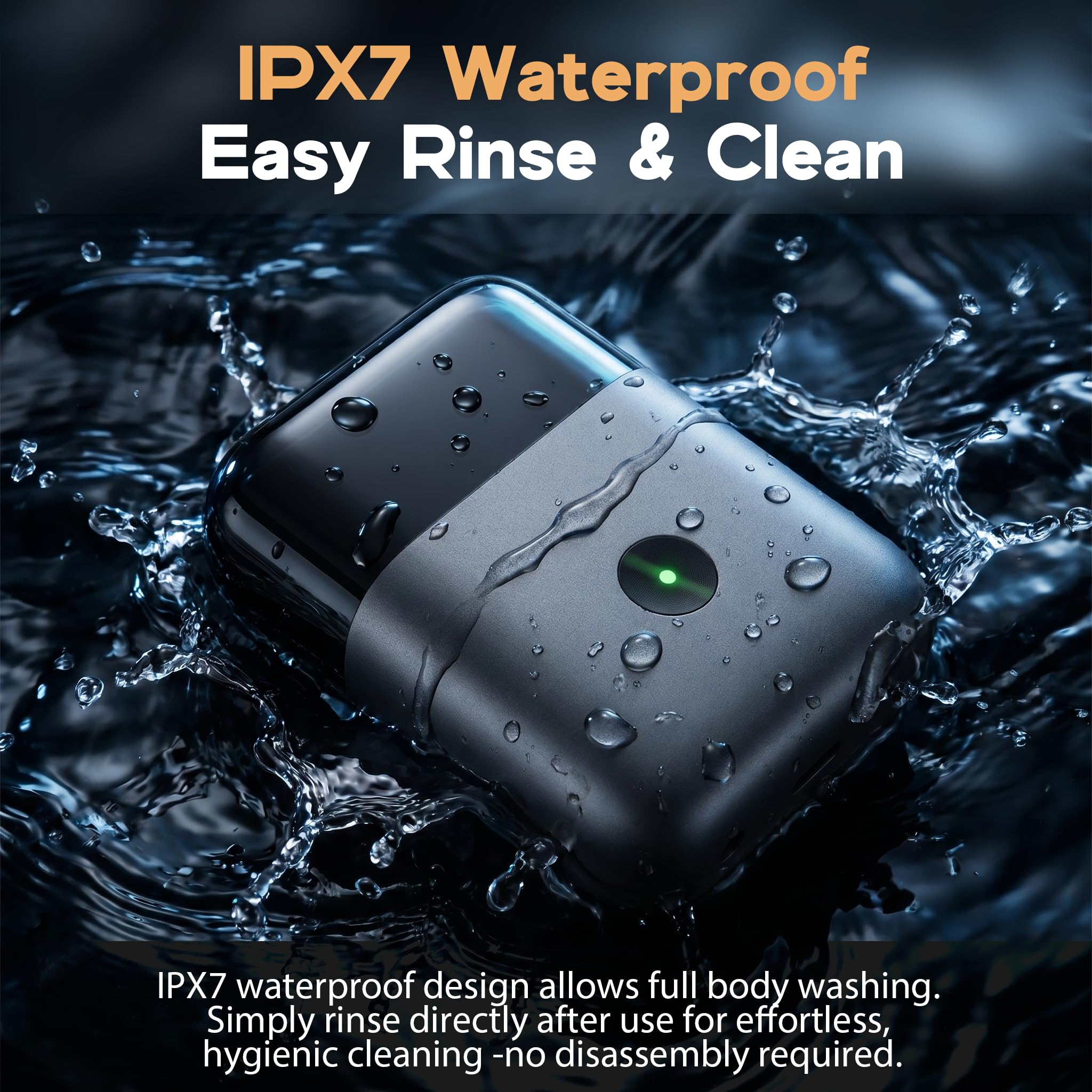 Travel Razor for Men, USB-C Portable Foil Shaver