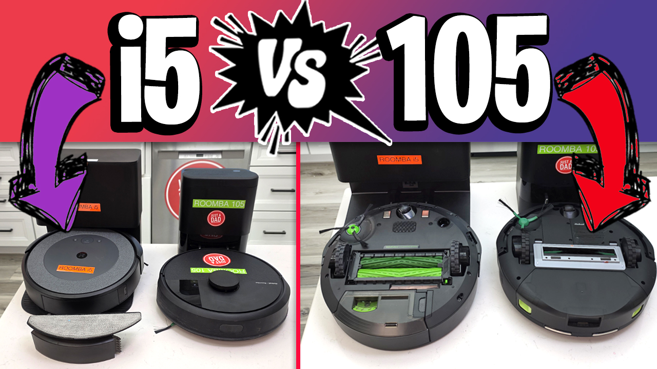 Watch Roomba i5 vs Roomba 105 Robot Vacuum COMPARISON on Amazon Live