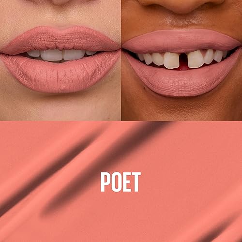 Miniatura 107 de Maybelline New York SuperStay - Lápiz labial líquido de tinta mate, Dreamer, 0.17 onzas líquidas