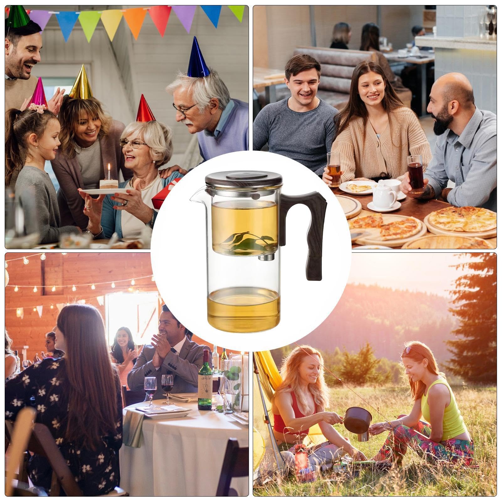 infusora de vidrio, infusor de, | Infusor extraíble, suelta