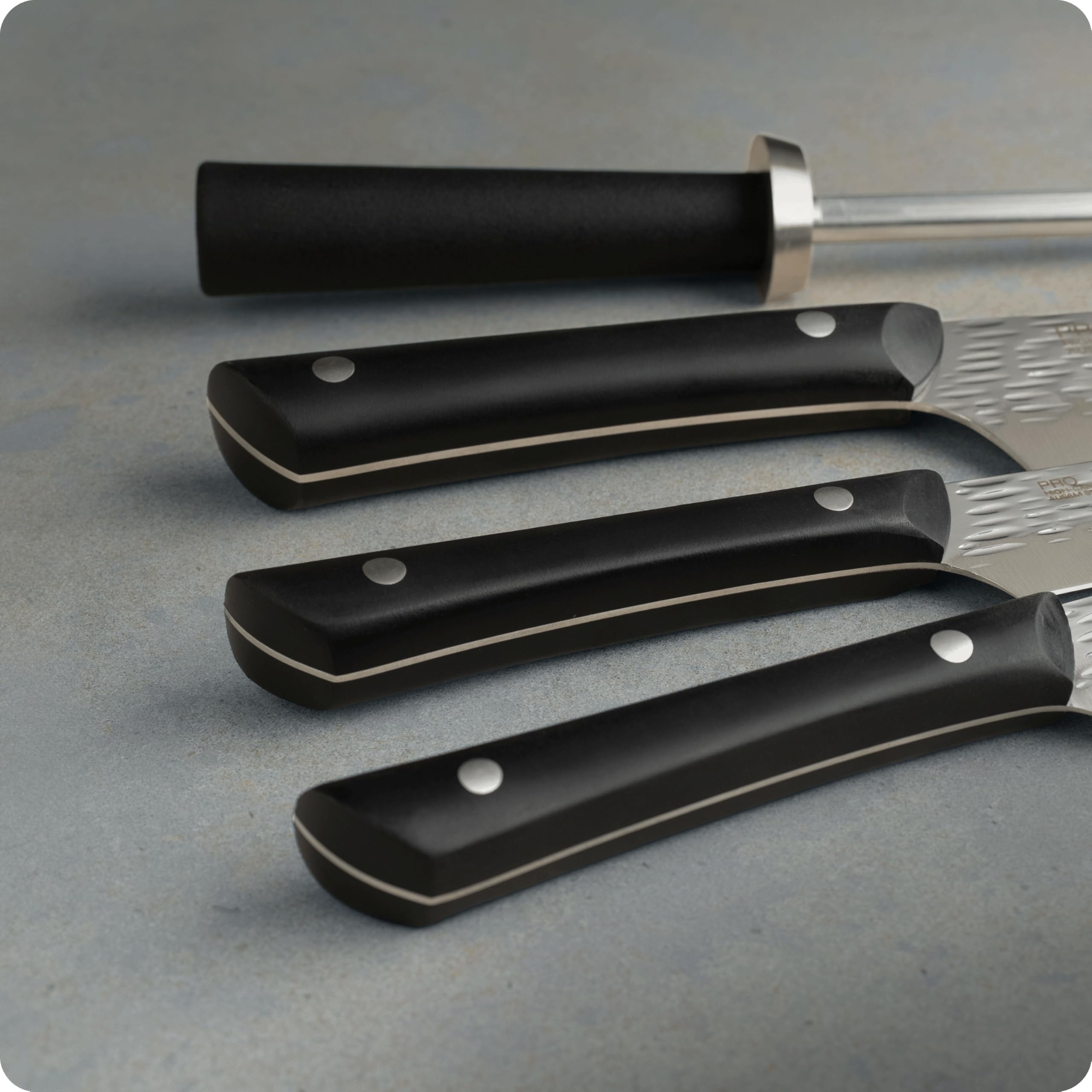 Amazon | PRO 5-Piece Block Set, Kitchen Knife and Knife Block Set