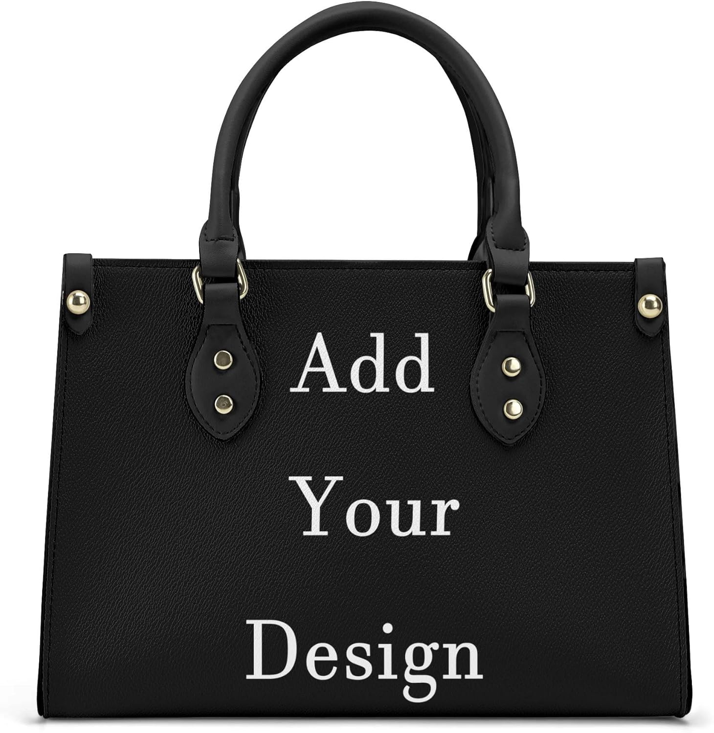 Customized Pattern Text Logo Women'S Single-Shoulder Bag Zipper Handbag Diy Design Wear-Resistant Storage Bag