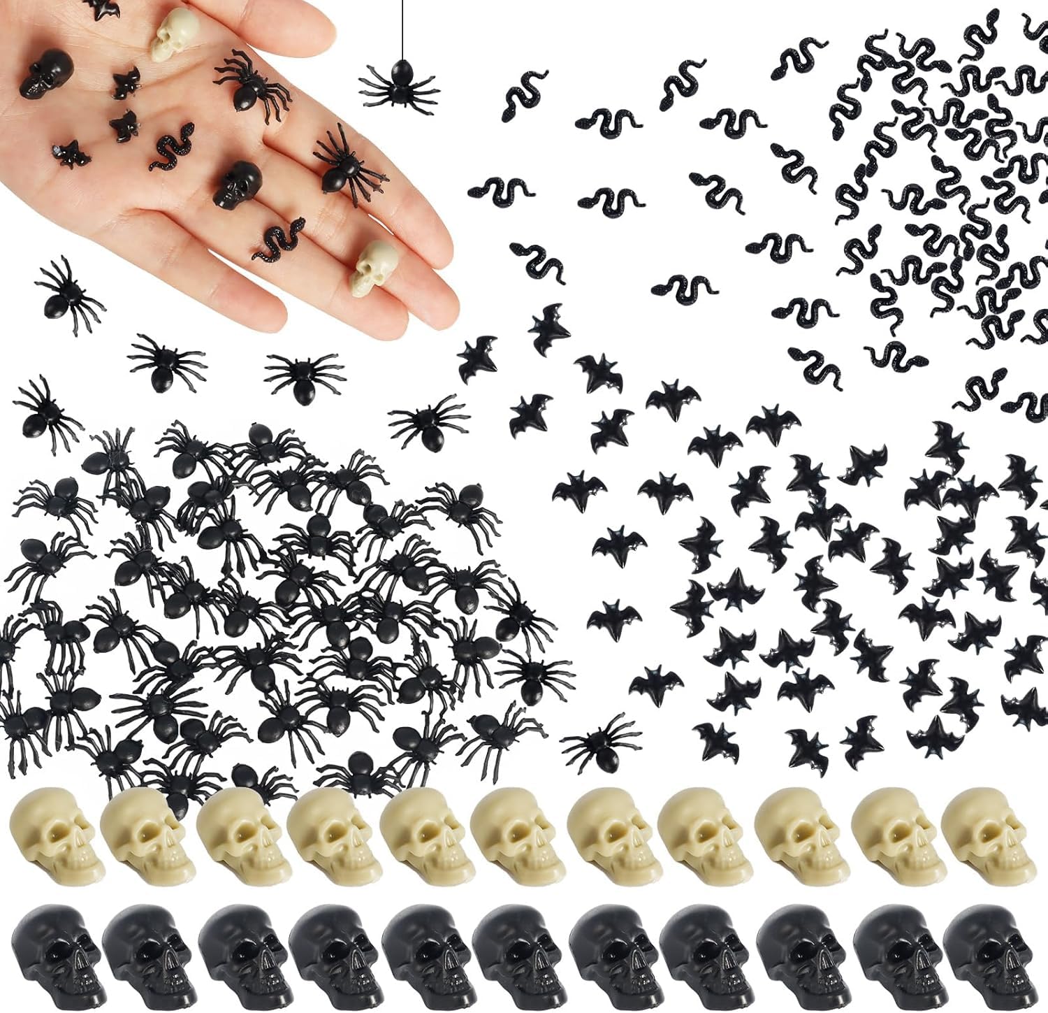 GW Box 200 Pcs Halloween Mini Resin Creatures