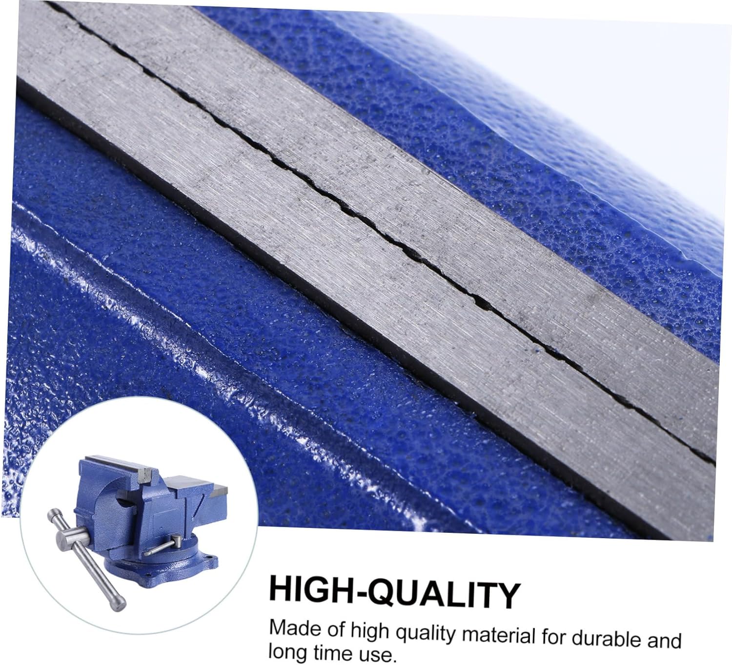 5kg Heavy-duty Steel Vise for Workbench Manual Clamp for Woodworking Jewelry Making and Diy Crafts Durable Cast and Steel Construction Compact Design for Easy Portability