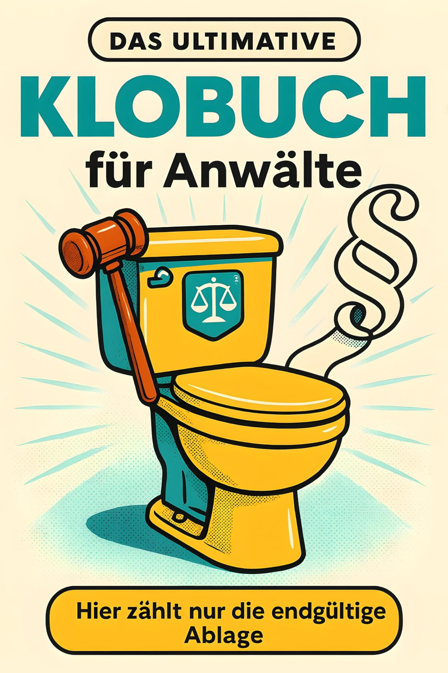 Das ultimative Klobuch für Anwälte: Hier zählt nur die endgültige Ablage. Lustiges Geschenk mit Lifehacks, Fun Facts und Geschichten