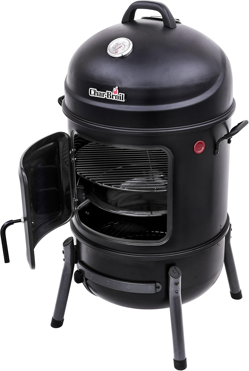 Char-Broil Bullet Charcoal Smoker, 20" : Patio, Lawn & Garden